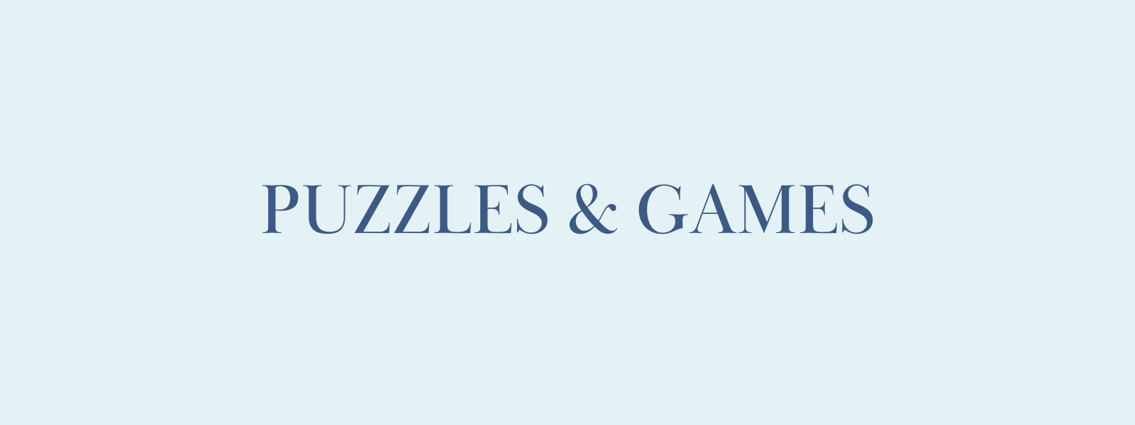 Puzzles & Games