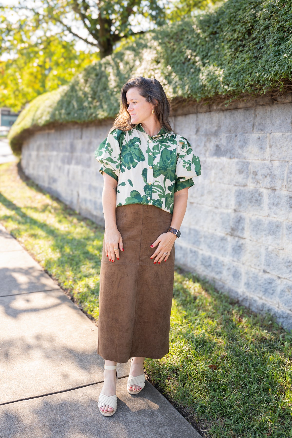 Parker Suede Skirt