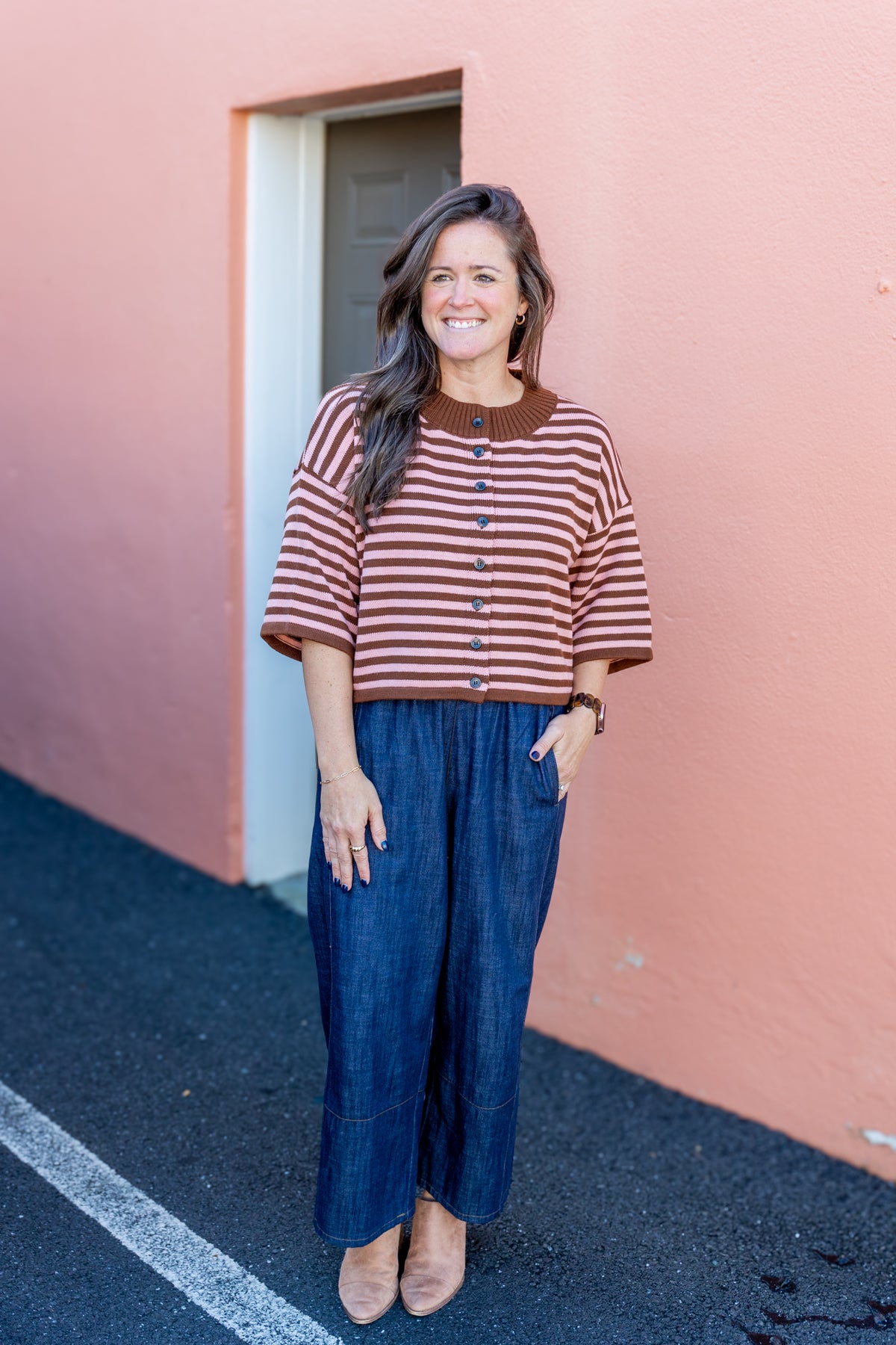 Natalia Striped Sweater