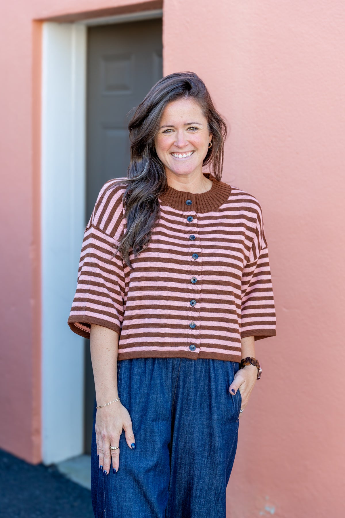 Natalia Striped Sweater