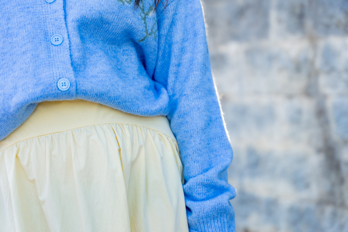 Daisy Blue Floral Cardigan