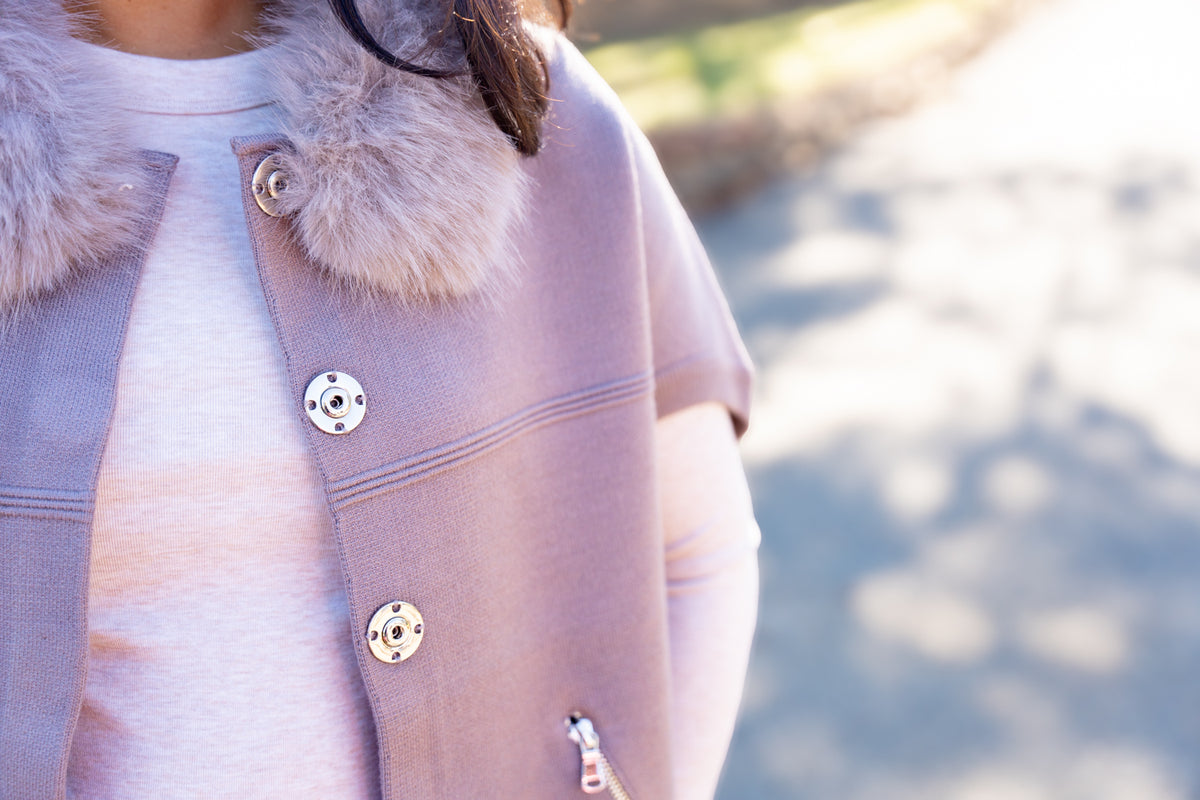 Round Neck Long Sleeve Knit Top