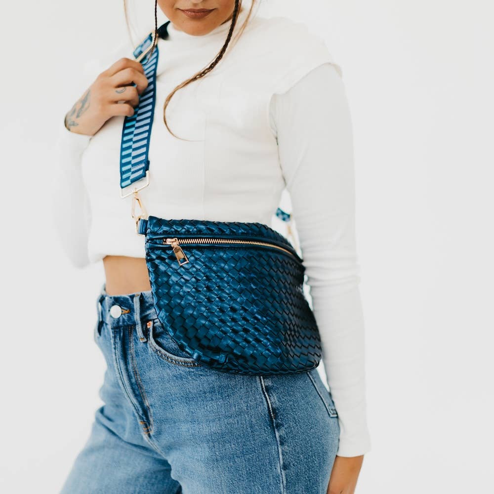 Westlyn Woven Bum Bag *NEW COLORS ADDED*: Cream