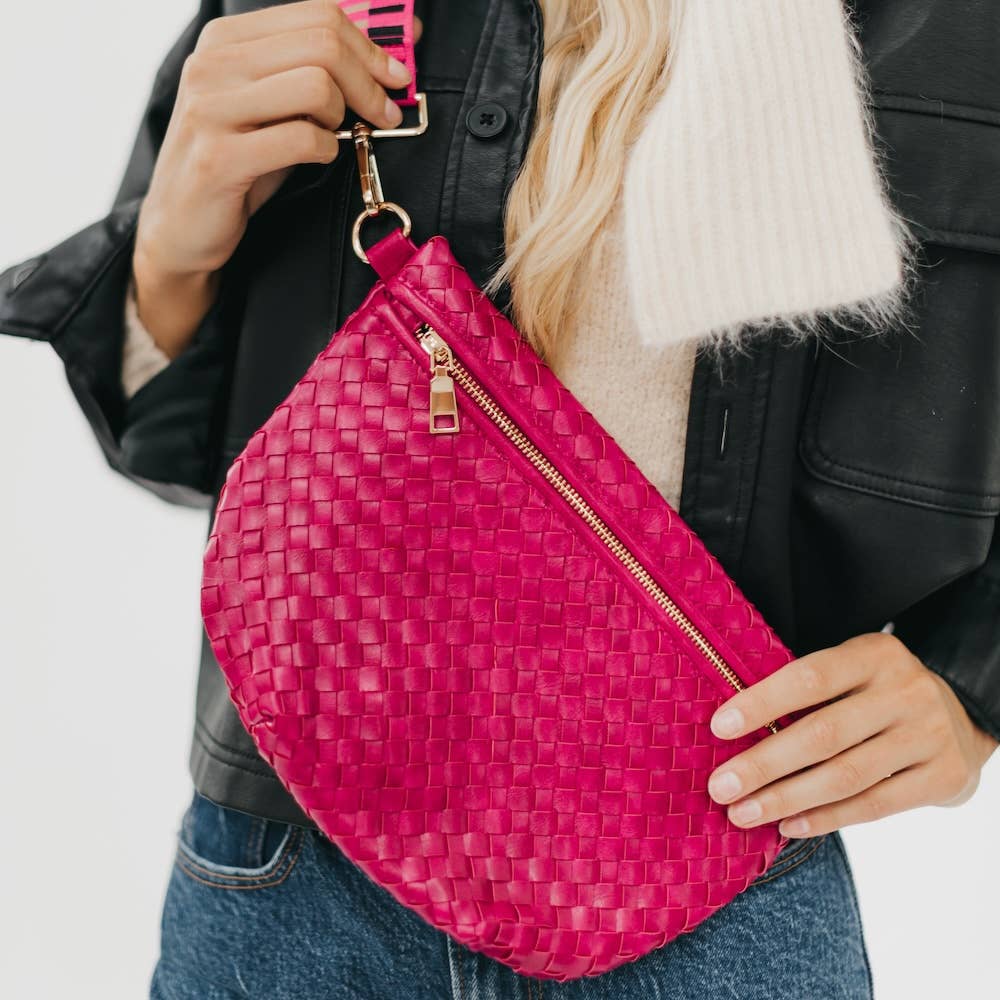 Westlyn Woven Bum Bag *NEW COLORS ADDED*: Cream