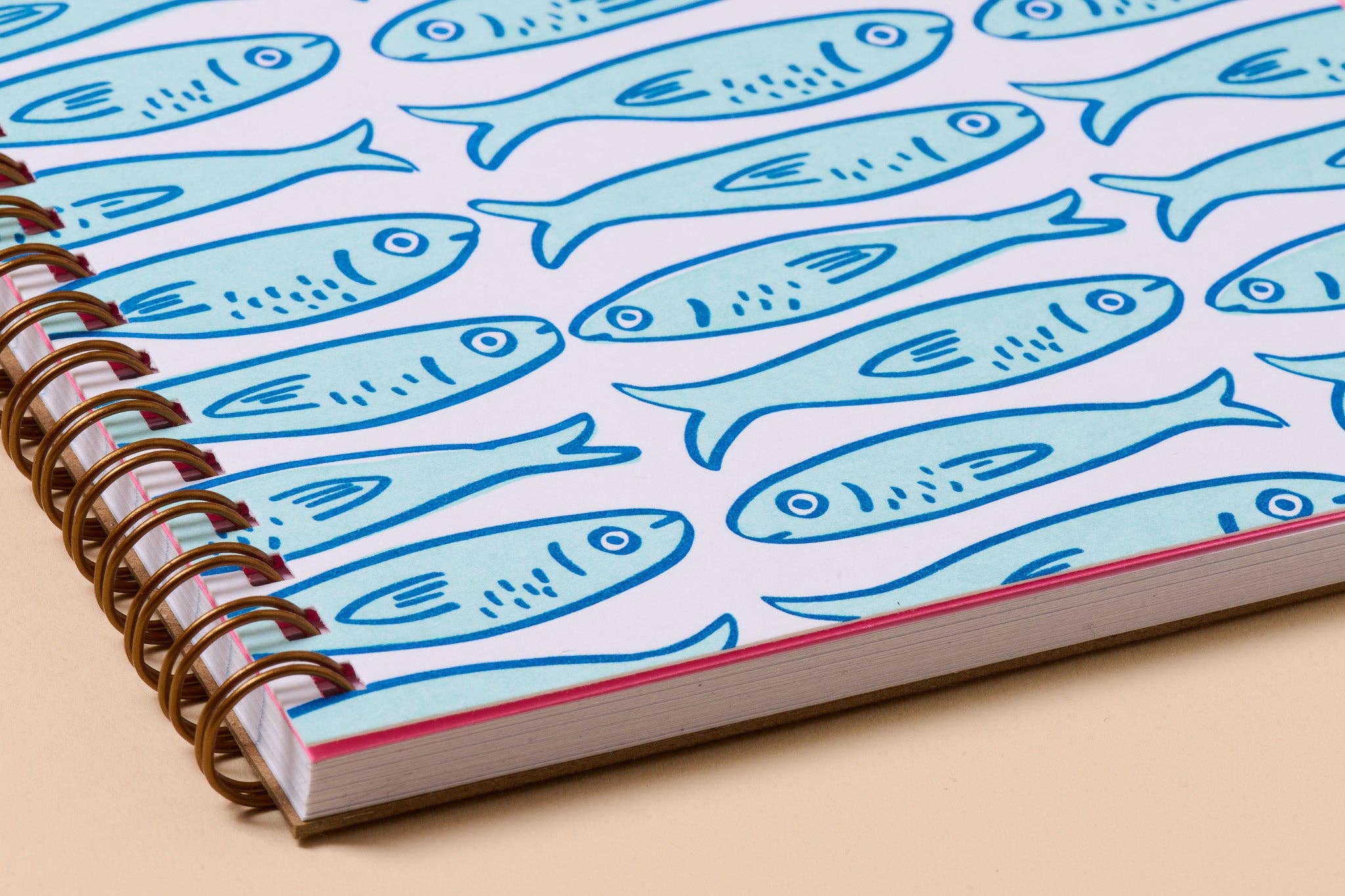 Sardine Fish Spiral Notebook