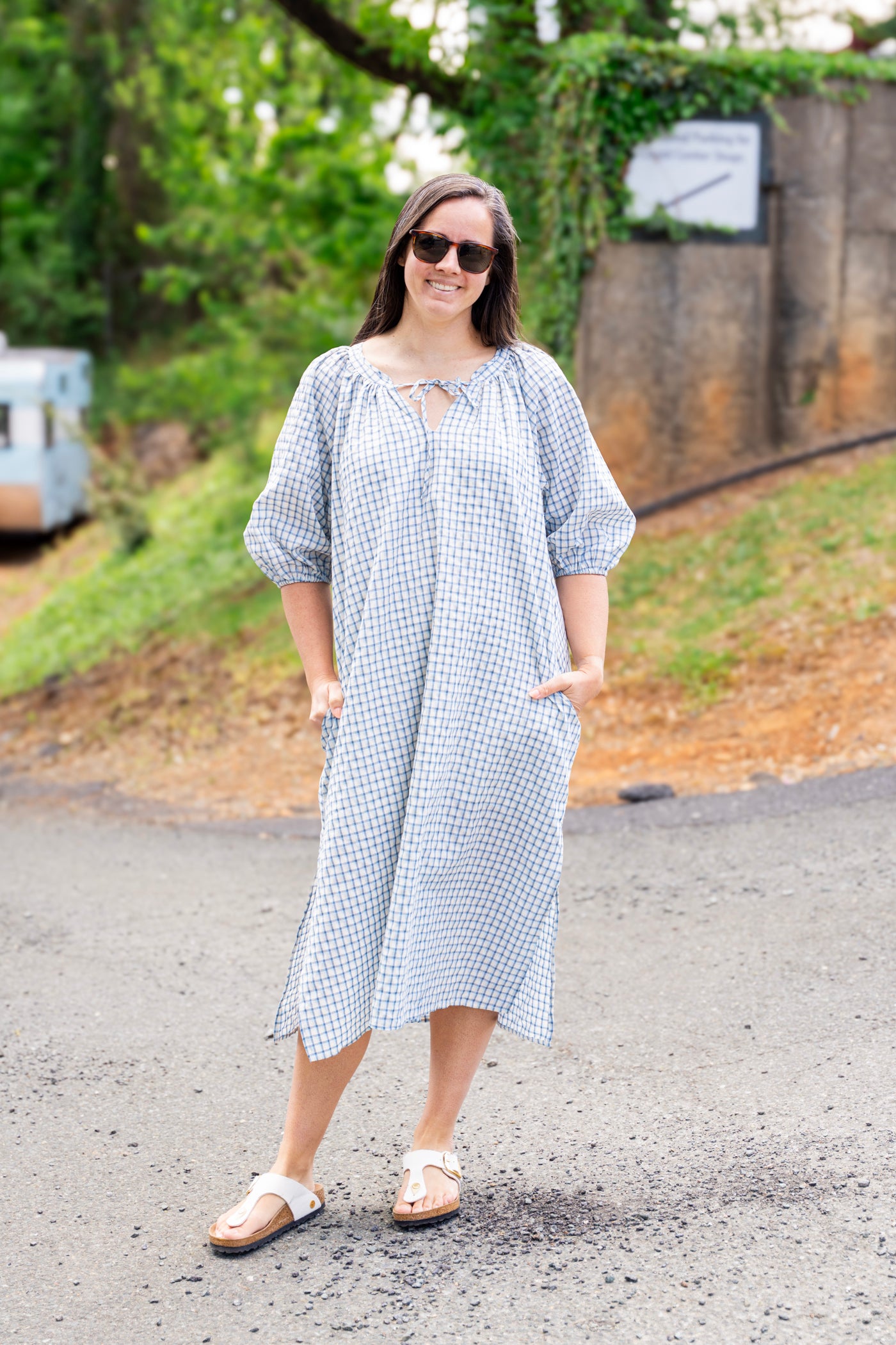 Willow Breeze Check Dress