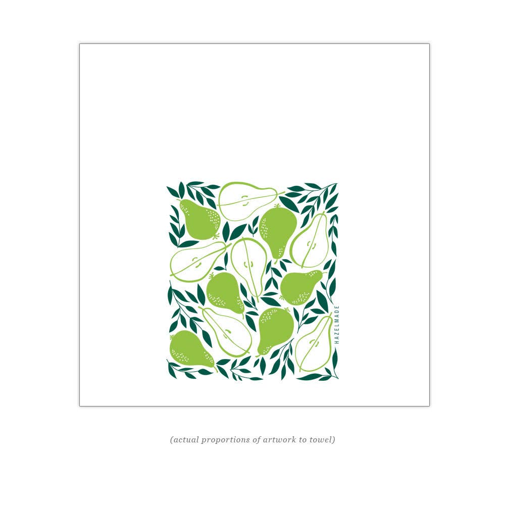 Pears Tea Towel / Kitchen Decor / Midwest Made