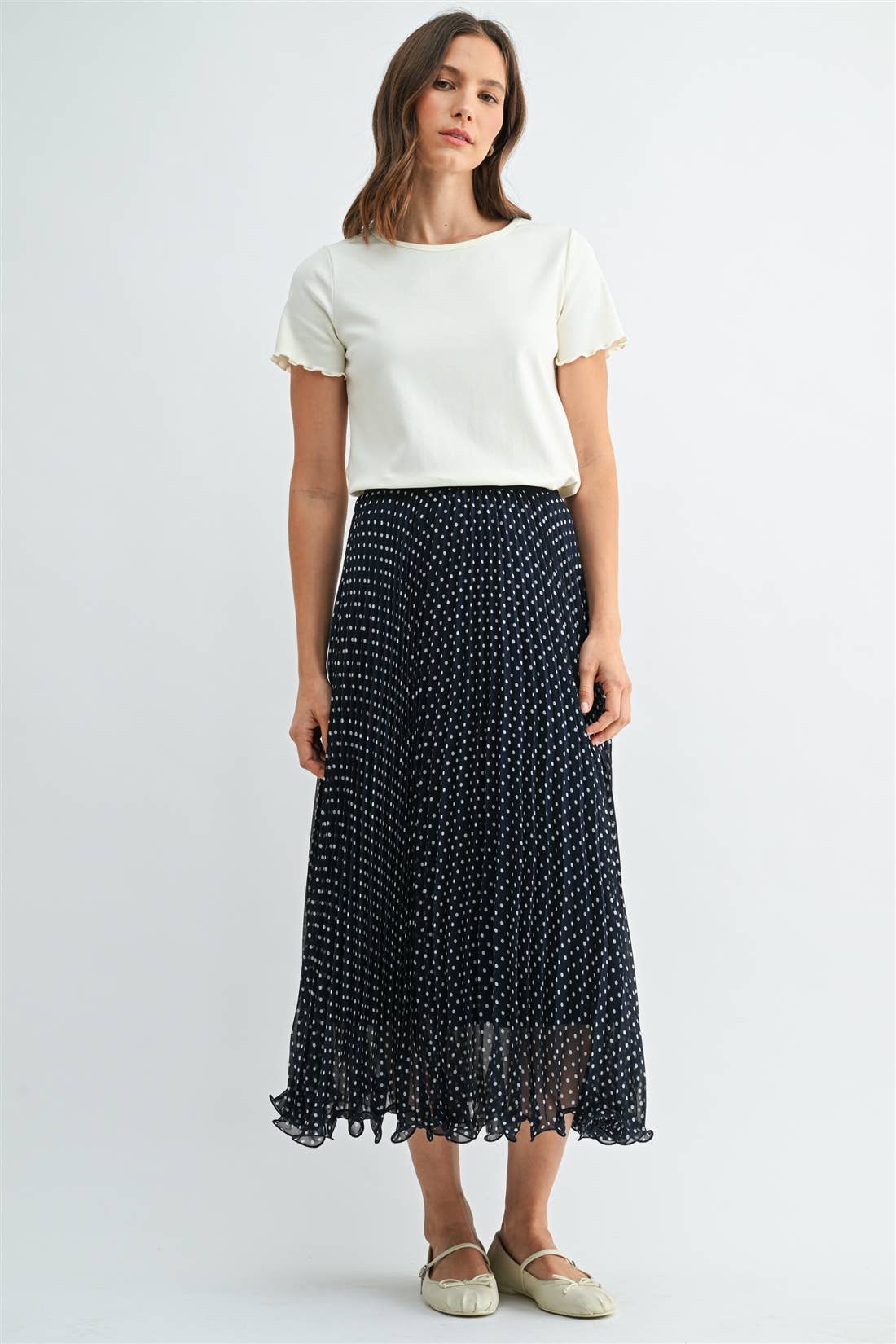 Ivory Merrow Hem Tee