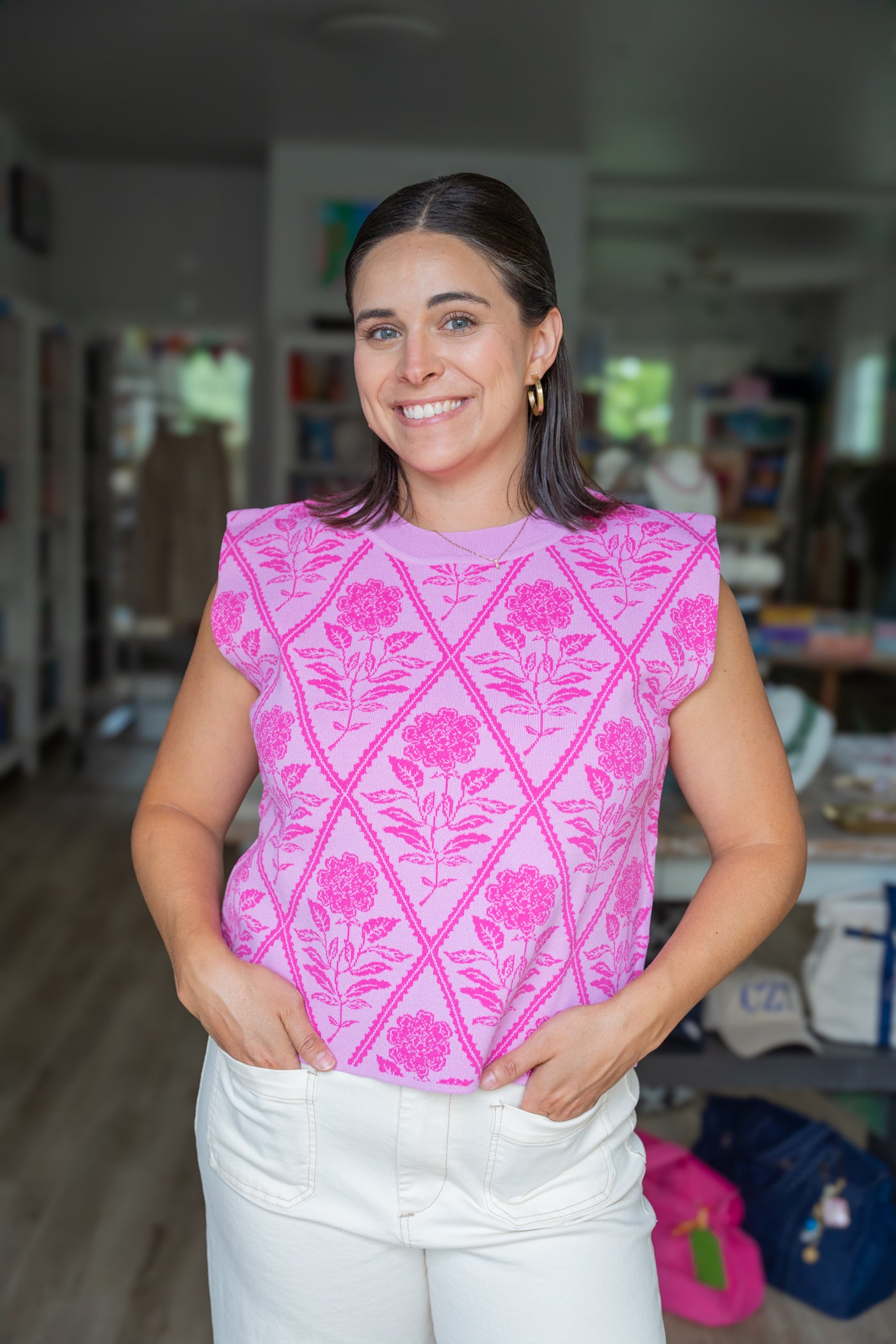 Lily Sleeveless Sweater