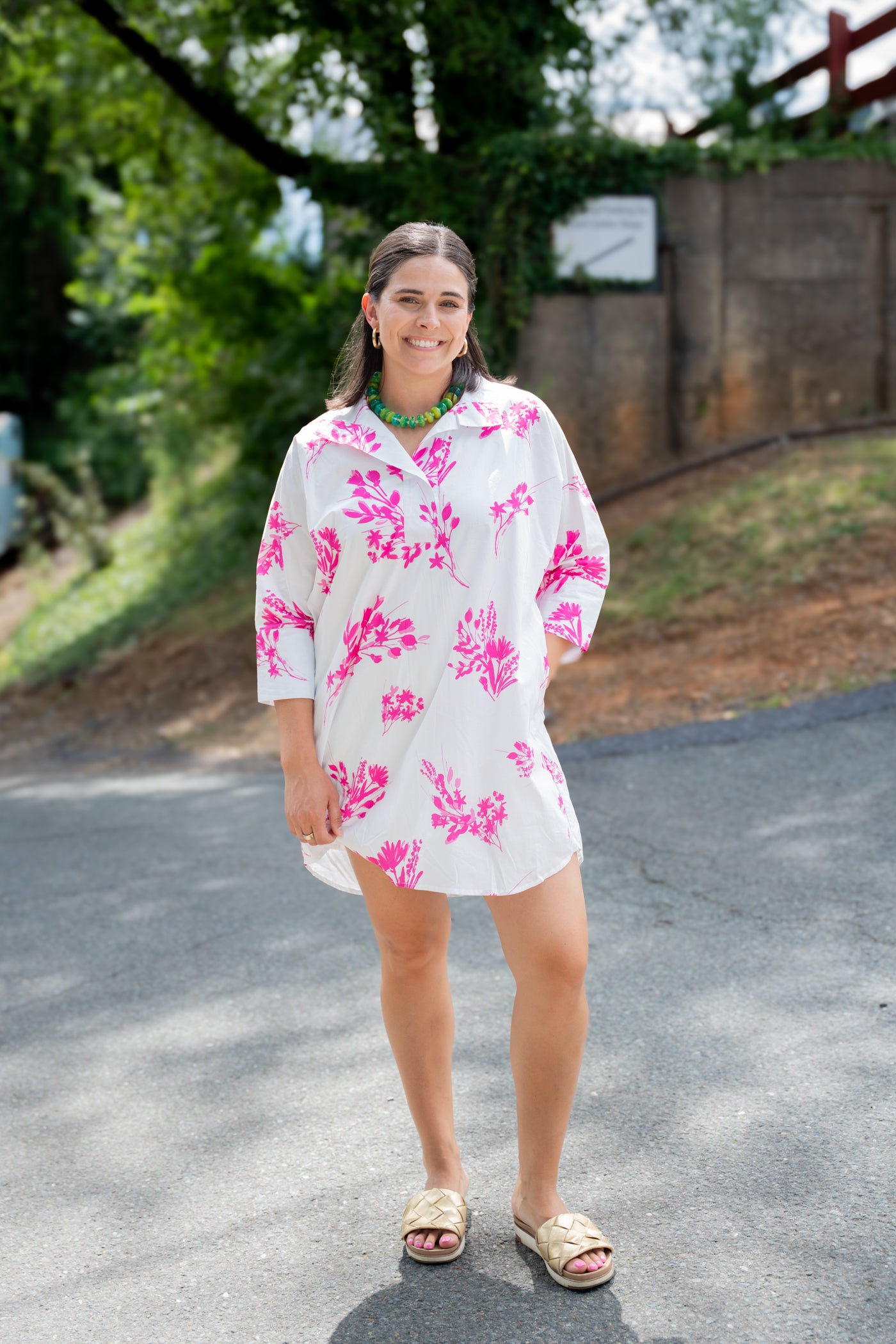 Gwenith Mini Shirt Dress