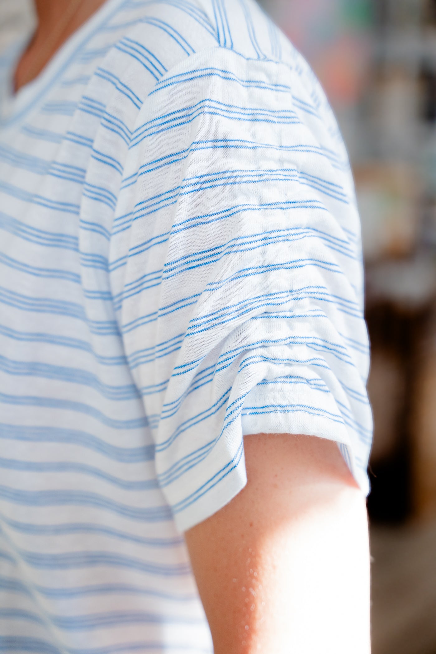 The Kaira in Cobalt Stripe