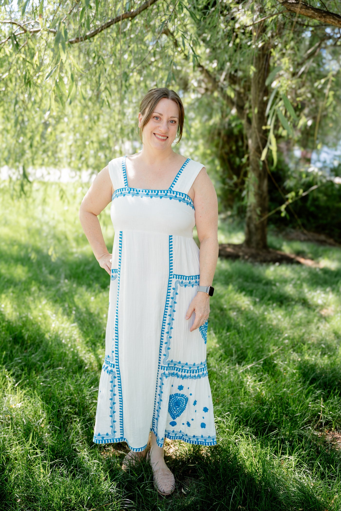 Gauze Embroidered Sundress