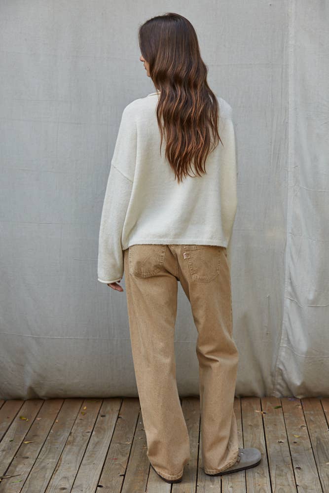 Rollneck Lobster Sweater