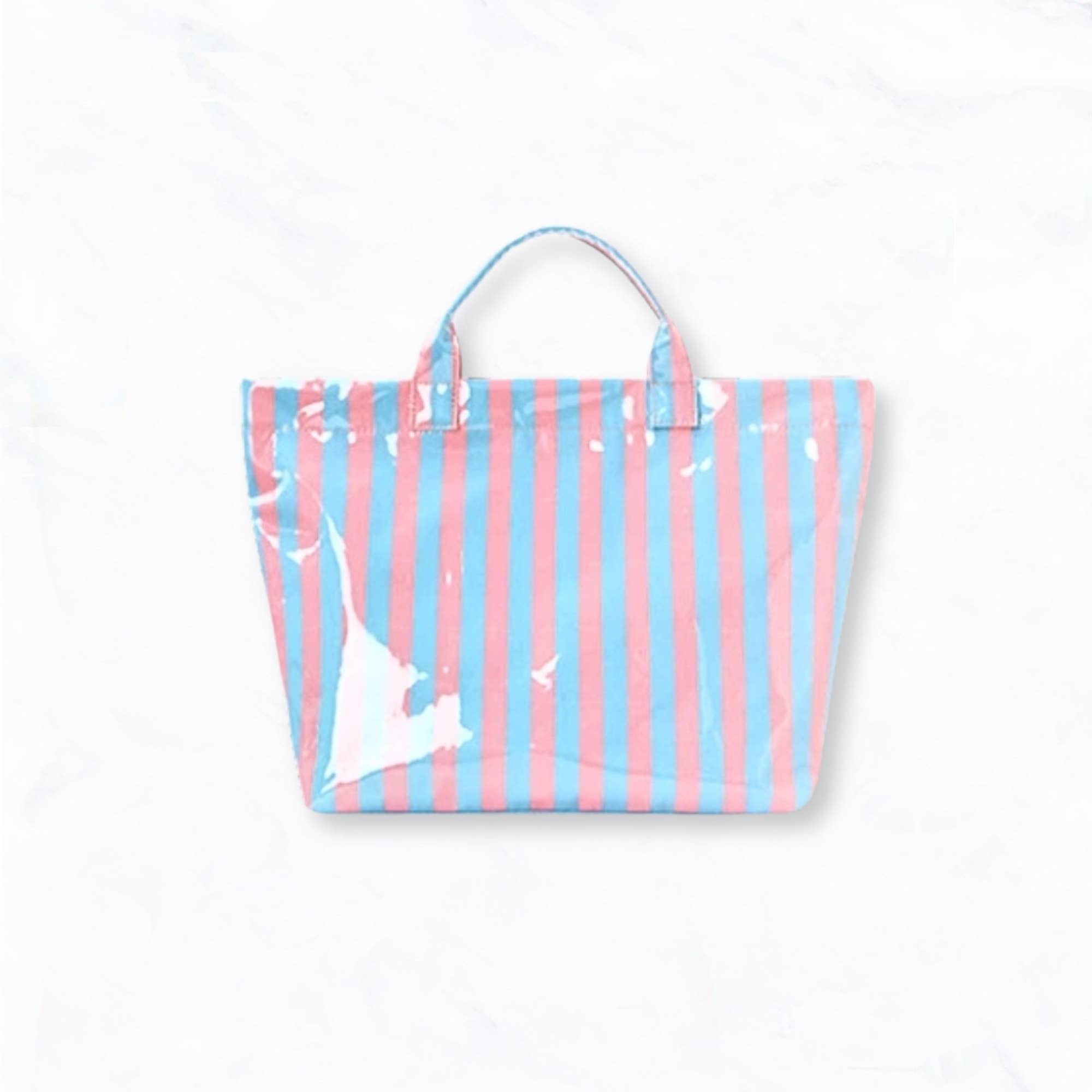 Pool Bag Striped Waterproof Tote