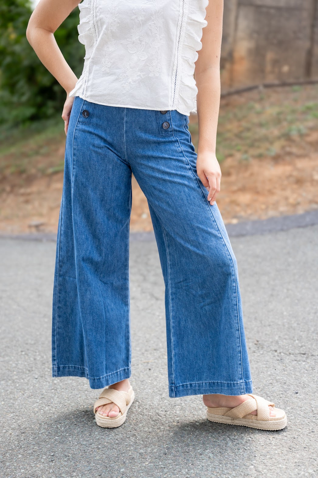 Sailor Wide Leg Jeans