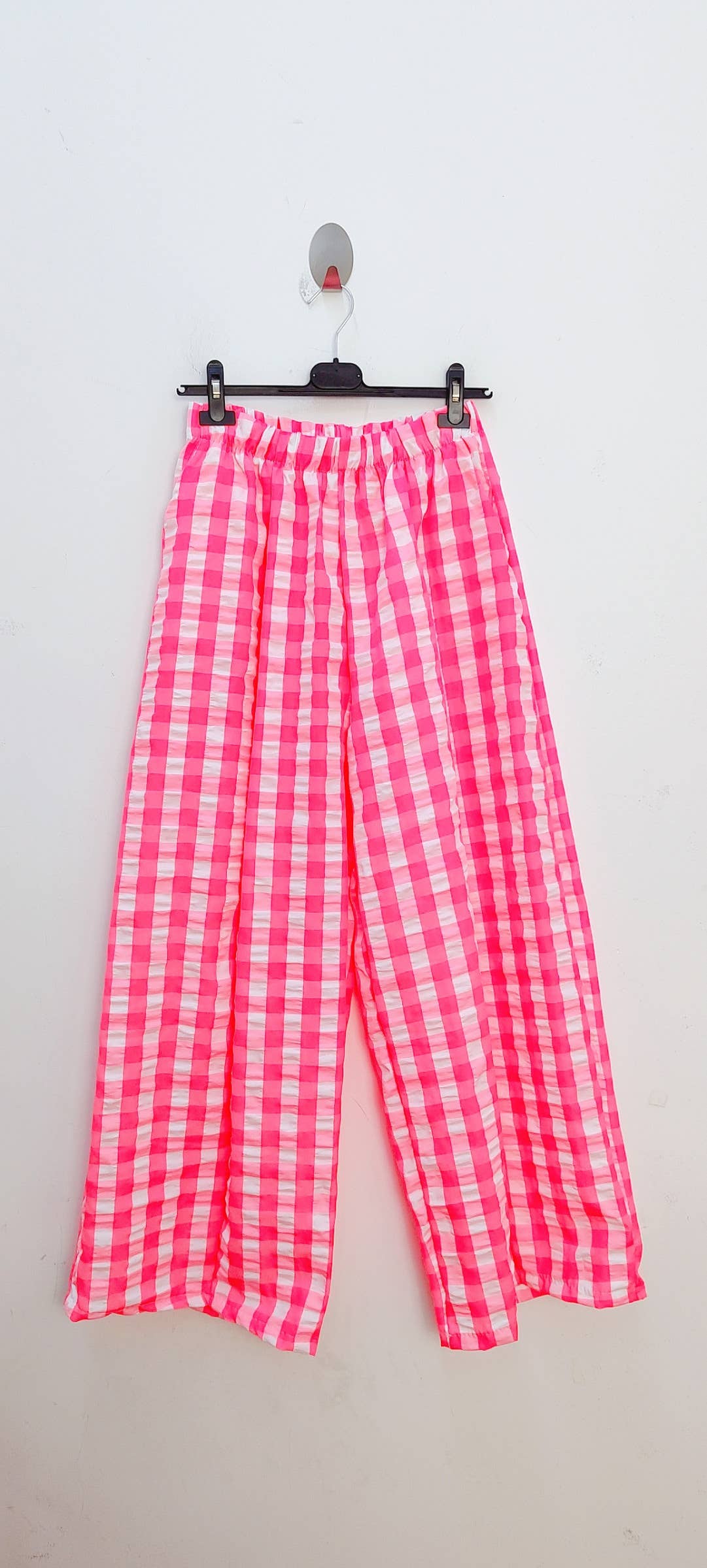 Gingham Pull-on Pants