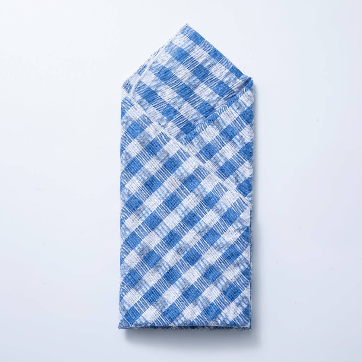 Gingham Cotton Bandana Scarf