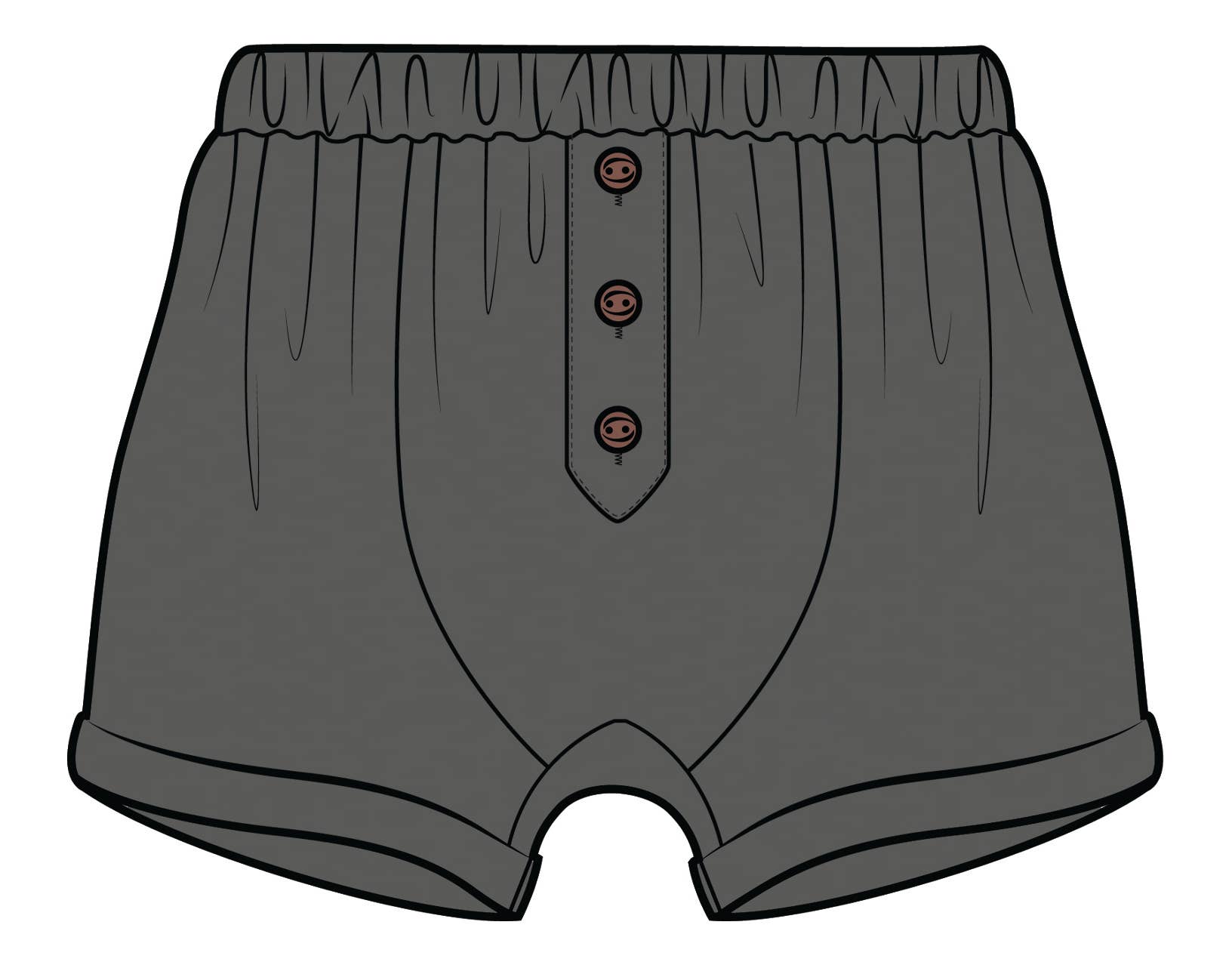 Charcoal Boxer Short
