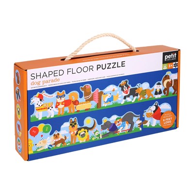 Dog Parade Shaped Floor Puzzle