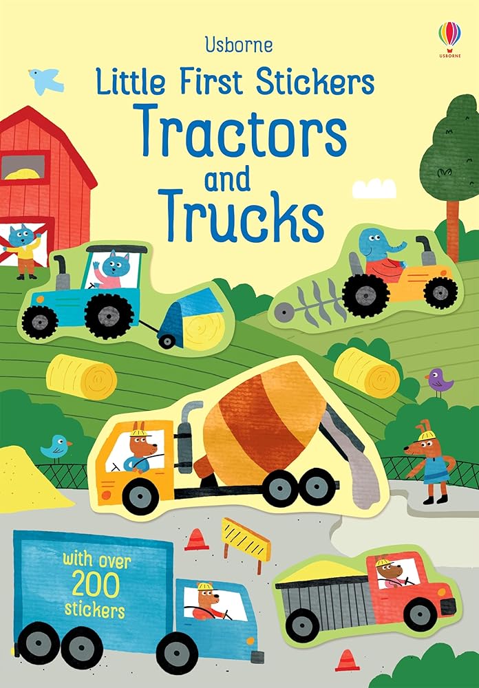 Little First Stickers Tractors and Trucks cover image