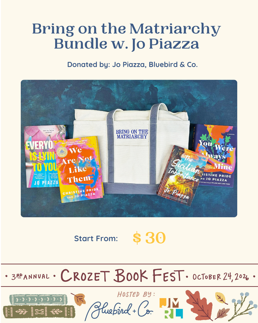 Bring On the Matriarchy w. Jo Piazza Bundle
