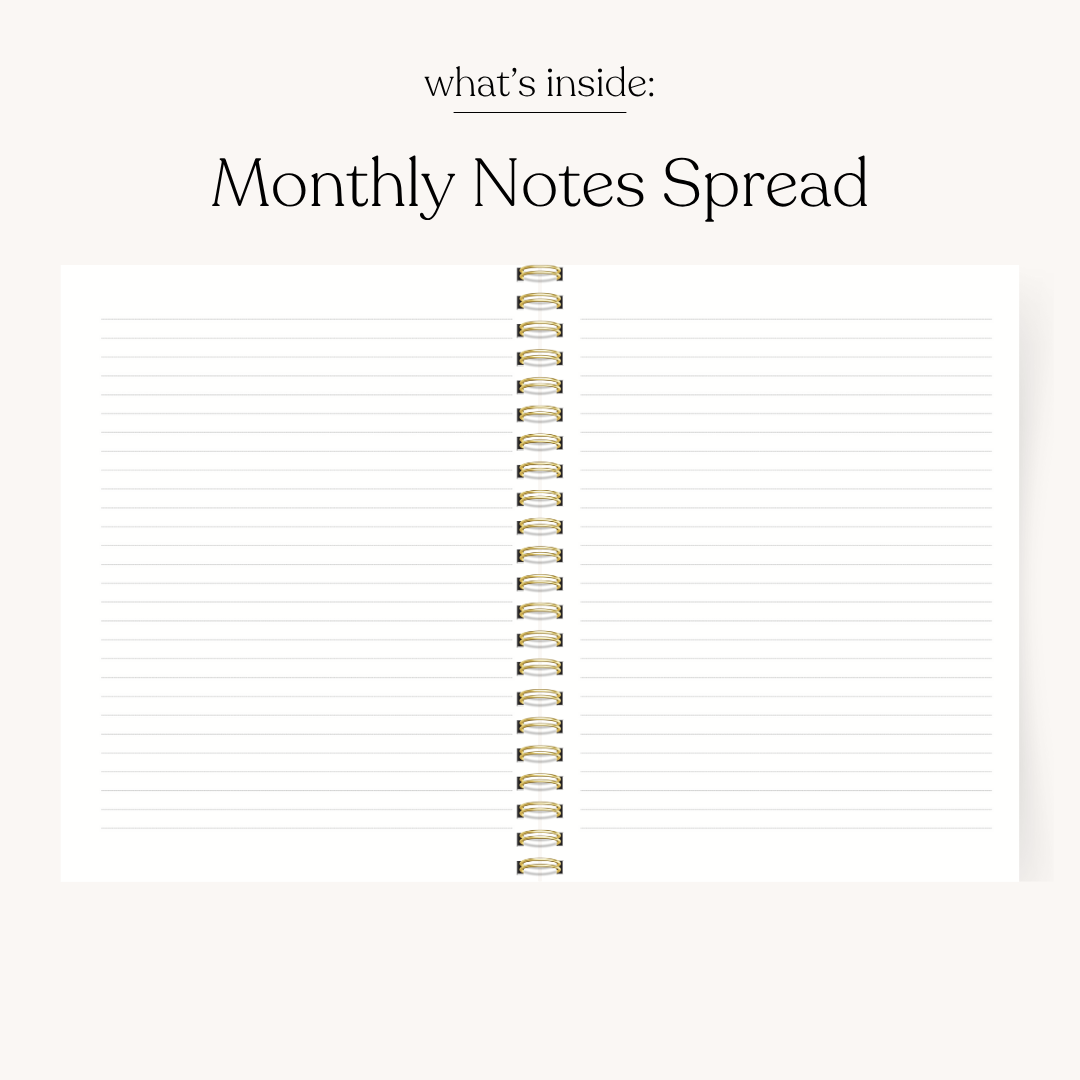 Forget Me Not Sage Undated Planner: 7x9