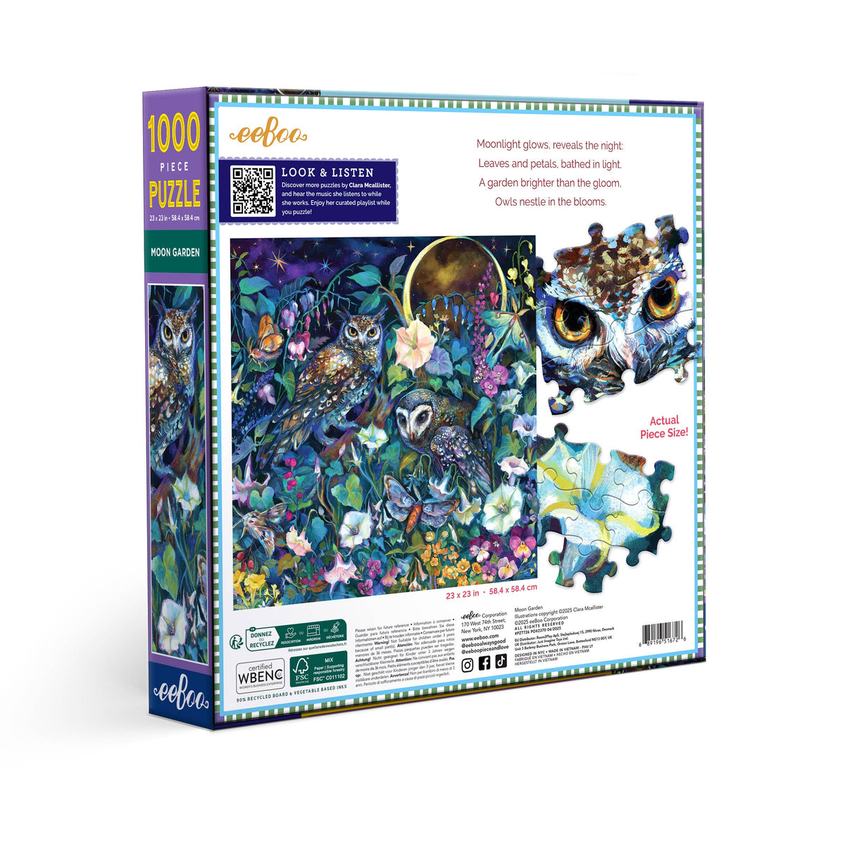 Moon Garden 1000 Piece Puzzle