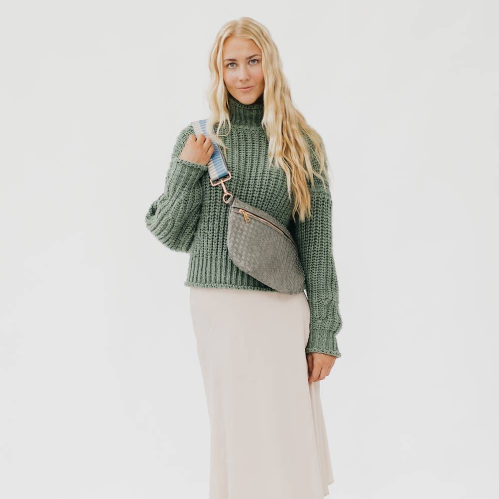 Westlyn Woven Bum Bag *NEW COLORS ADDED*: Cream