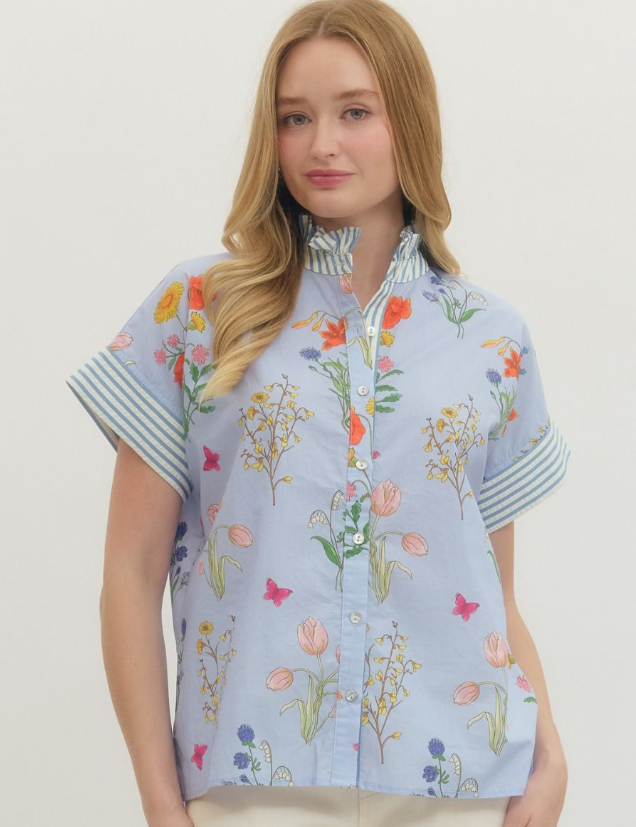 Mixed Bouquet Blouse