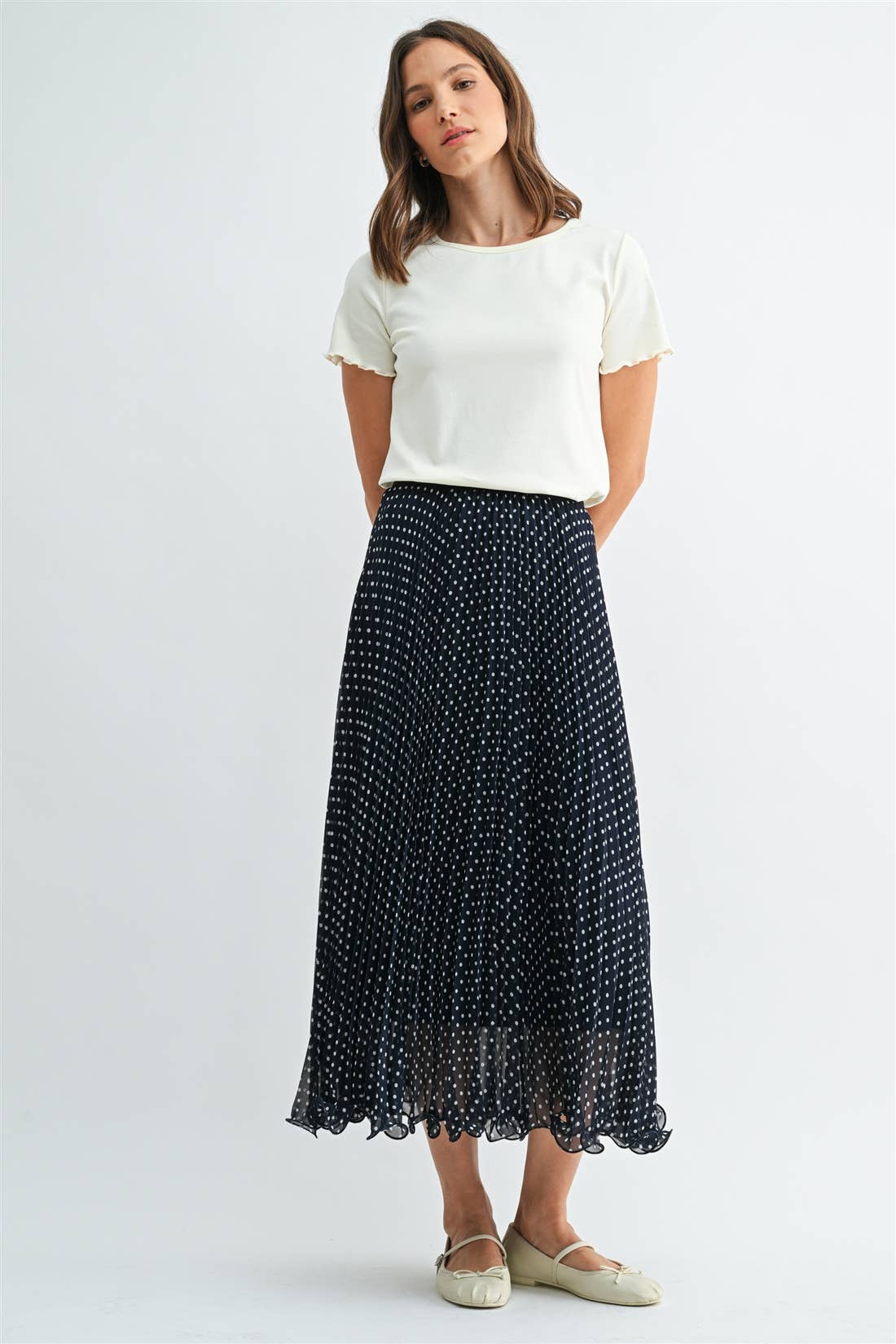 Ivory Merrow Hem Tee