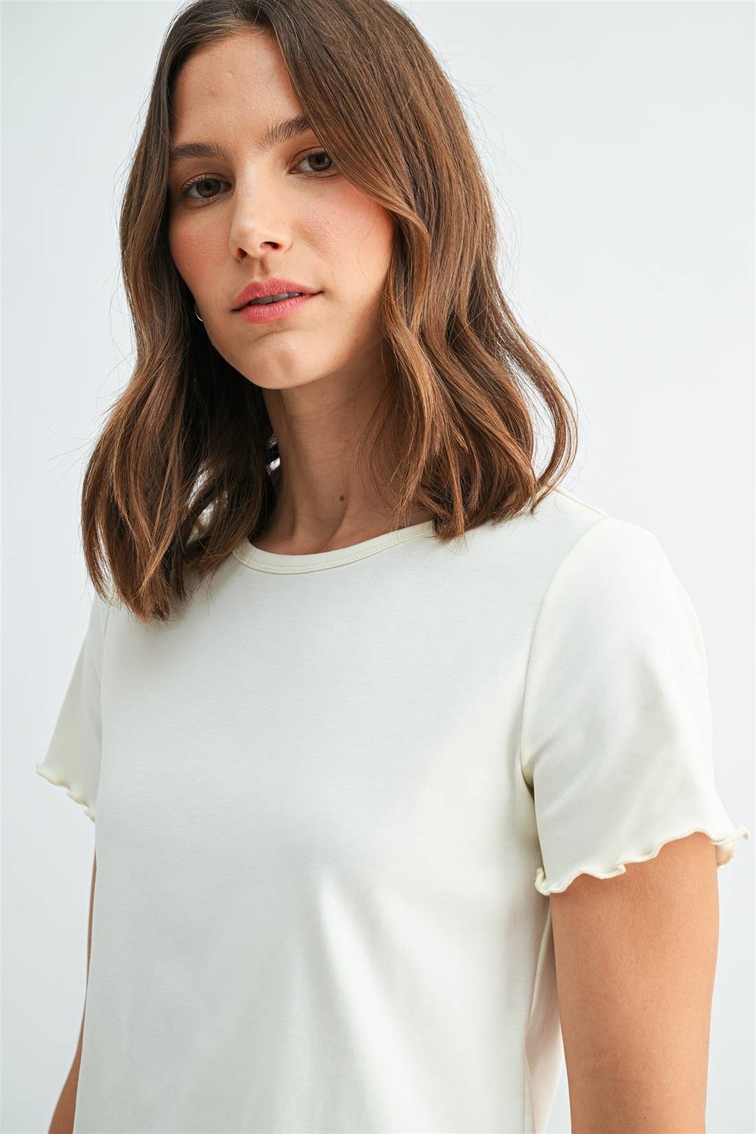 Ivory Merrow Hem Tee