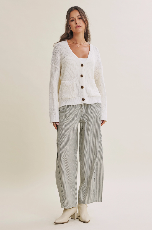 Ivy Striped Barrel Pants