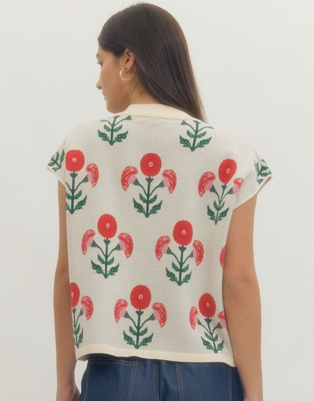 Marigold Cap Sleeve Sweater