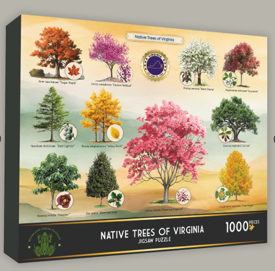 Native Trees of Virginia Jigsaw Puzzle